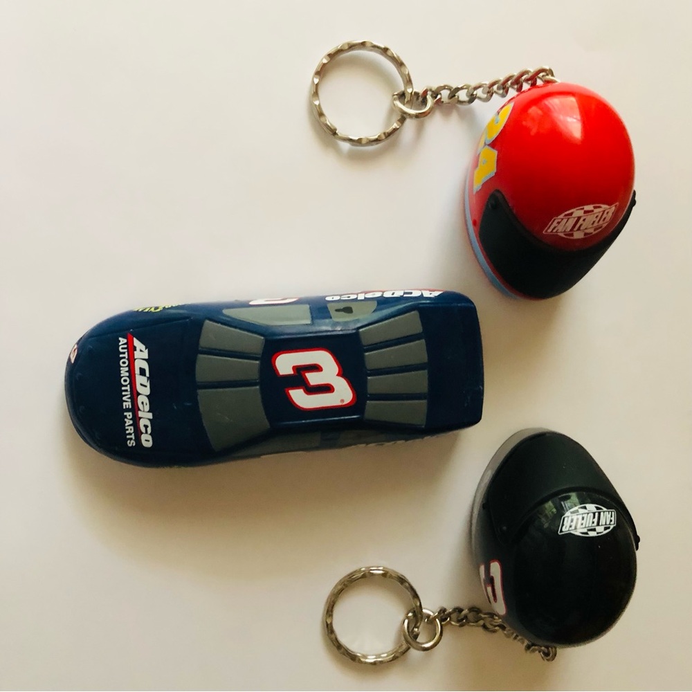 NASCAR keychain bottle opener magnet racing car set Dale Earnhardt Jeff Gordon